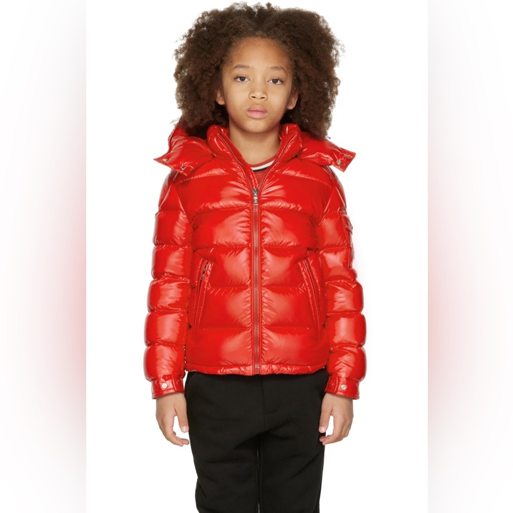 Moncler Red Puffer Kids